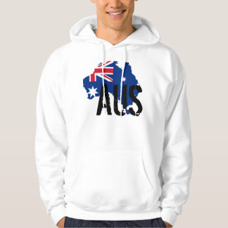 Sweat - shirt à capuche australien de drapeau