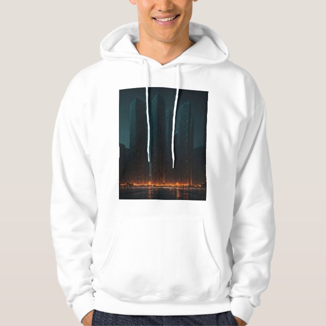 sweat - shirt à capuche avec art extraordinaire (Devant)