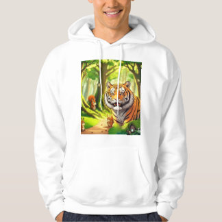 Sweat - shirt à capuche avec l'art Ghibli