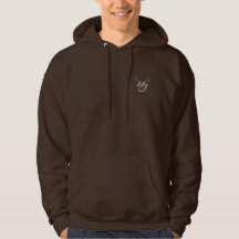 Sweat - shirt à capuche avec le logo sur l'avant