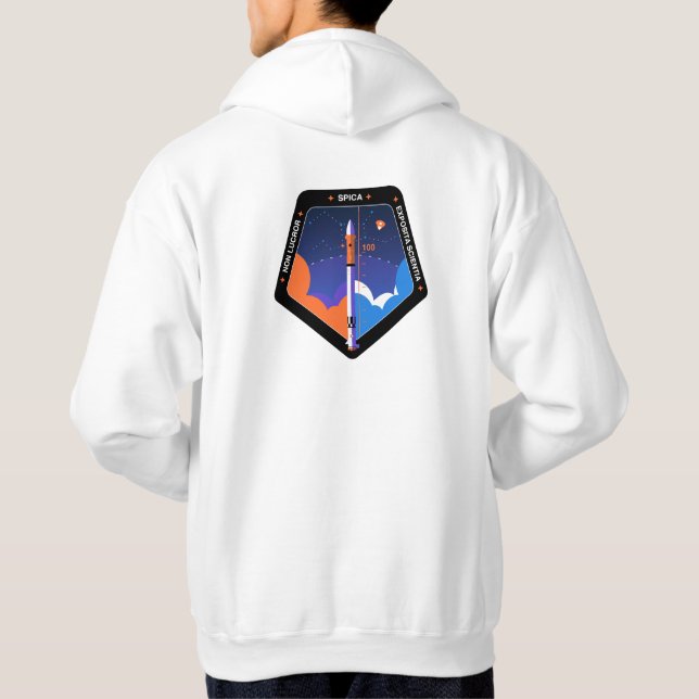 Sweat - shirt à capuche avec le patch de mission S (Dos)