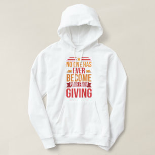sweat - shirt à capuche avec typographie