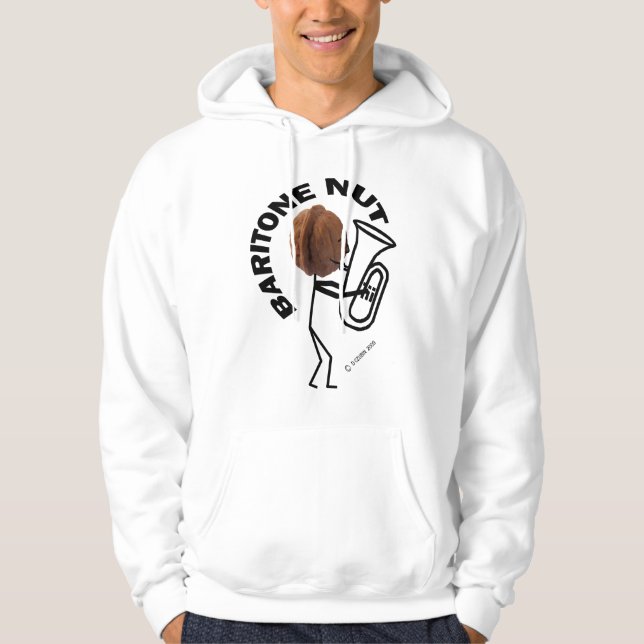 Sweat - shirt à capuche Baritone Nut (Devant)
