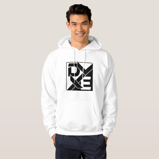 Sweat - shirt à capuche blanc (Devant entier)