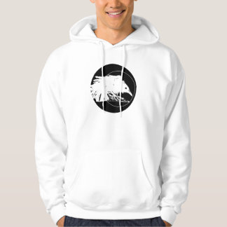 Sweat - shirt à capuche blanc de Raven