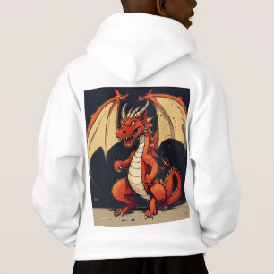 Sweat - shirt à capuche Blanc Pour Enfants Avec De