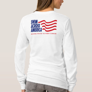 Sweat - shirt à capuche bleu de lt de SAA - dames
