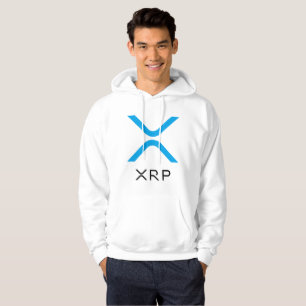 Sweat - shirt à capuche bleu et noir d'ondulation