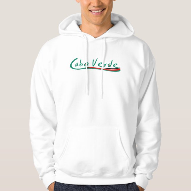 Sweat - shirt à capuche Cabo Verde Lines (Devant)