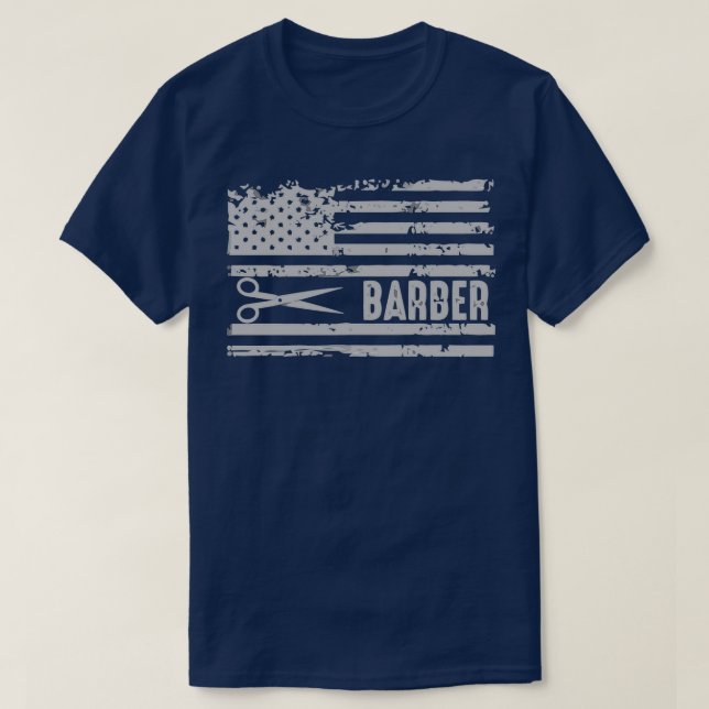 Sweat - shirt à capuche cadeau Barber américain 2 (Design devant)