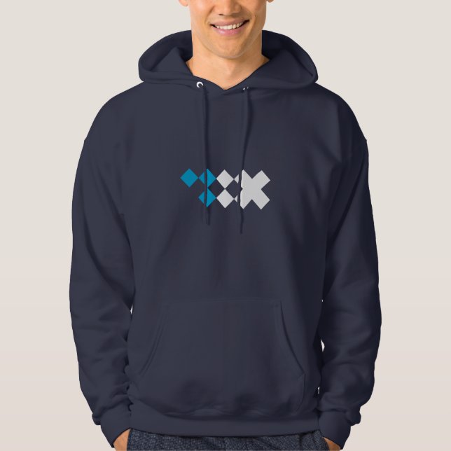 sweat - shirt à capuche Carré IBM iX Combo 7S (Devant)