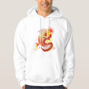 sweat - shirt à capuche chinois de dragon pour le