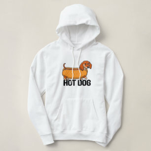 Sweat - shirt à capuche Dachshund Hot Dog