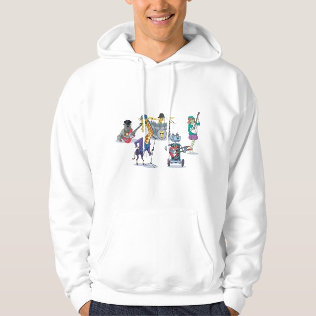 Sweat - shirt à capuche d'adulte de bande de FIC (Devant)