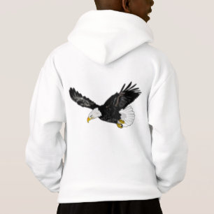 Sweat - shirt à capuche d'aigle volant
