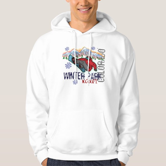 Sweat - shirt à capuche d'altitude de surfeur du (Devant)