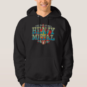 Sweat - shirt à capuche d'âme en métal lourd