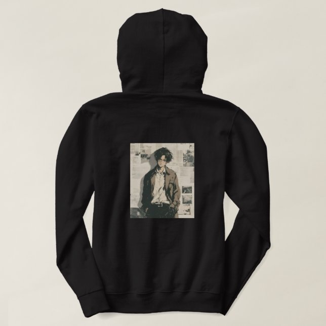 sweat - shirt à capuche d'anime esthétique (Design dos)