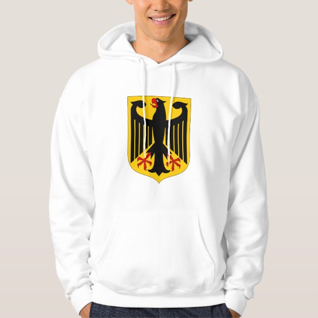 Sweat - shirt à capuche d'armes allemand (Devant)