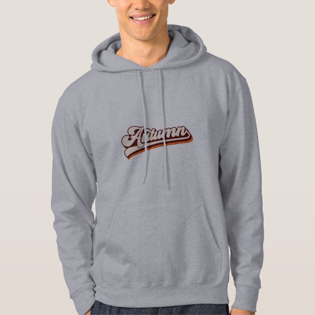 Sweat - shirt à capuche d'automne confortable (Devant)
