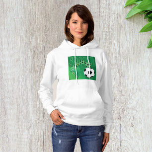 Sweat - shirt à capuche de balles de football fémi
