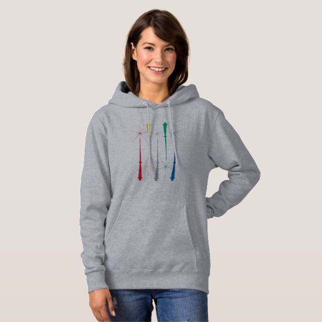 Sweat - shirt à capuche de basculement de bande ma (Devant entier)