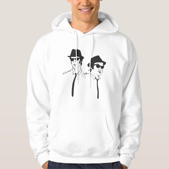 Sweat - shirt à capuche de basculement de Blues Br (Devant)