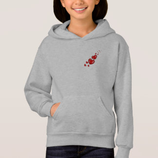 Sweat - shirt à capuche de basculement de fille
