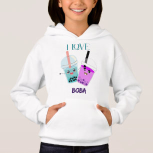 Sweat - shirt à capuche de basculement de fille
