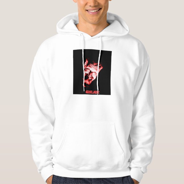 Sweat - shirt à capuche de base personnalisable de (Devant)