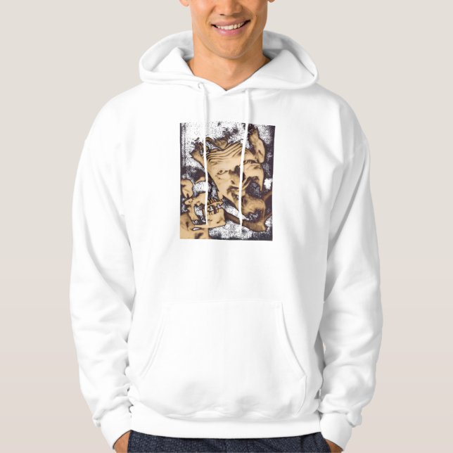 Sweat - shirt à capuche de base personnalisable de (Devant)