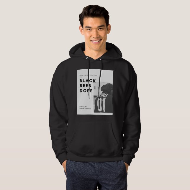 Sweat - shirt à capuche de Black-ground Been Dope (Devant entier)