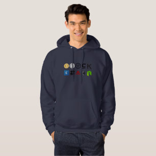 Sweat - shirt à capuche de Blockchain avec crypto