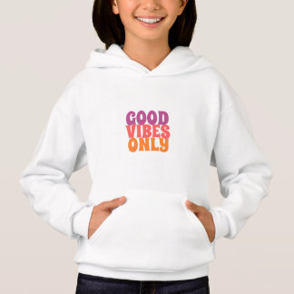 sweat - shirt à capuche de bonnes vibes