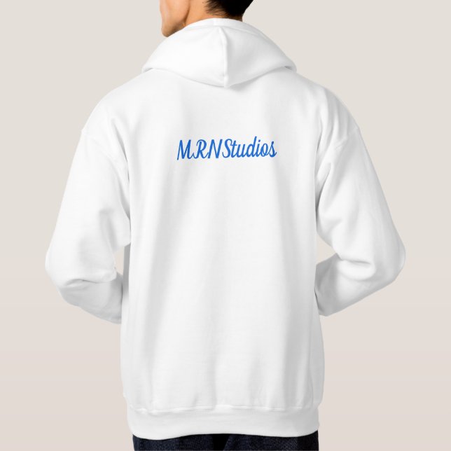Sweat - shirt à capuche de bulles cassées (Dos)