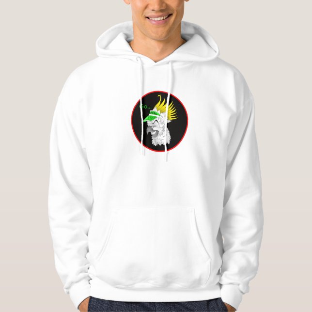 Sweat - shirt à capuche de cacatoès (Devant)