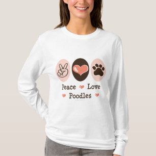 Sweat - shirt à capuche de caniches d'amour de