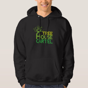 Sweat - shirt à capuche de cartel de cabane dans