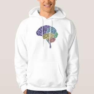 Sweat - shirt à capuche de cerveau