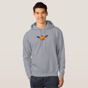 Sweat - shirt à capuche de chauve-souris citrouill