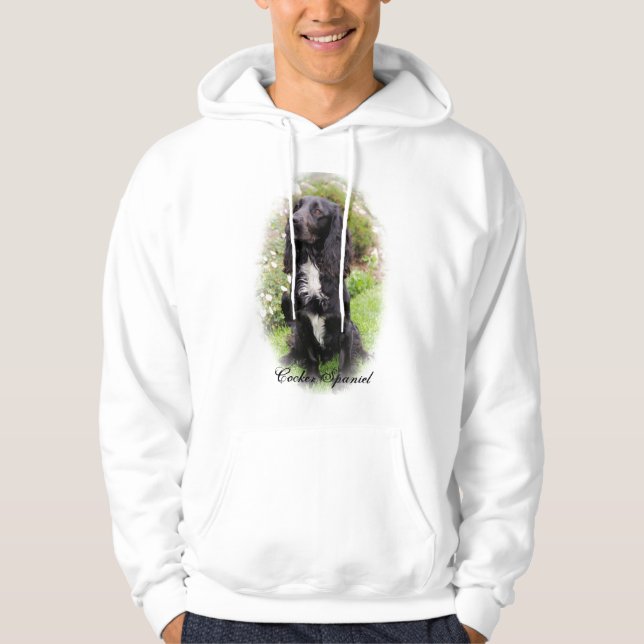 Sweat - shirt à capuche de cocker (Devant)