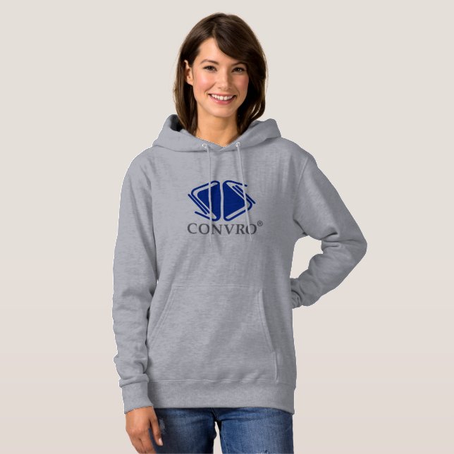 Sweat - shirt à capuche de Convro des femmes (Devant entier)