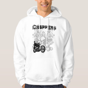Sweat - shirt à capuche de crâne de couperets