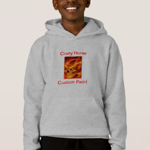 Sweat - shirt à capuche de crâne du feu d'enfants