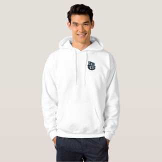 Sweat - shirt à capuche de crête en métal de