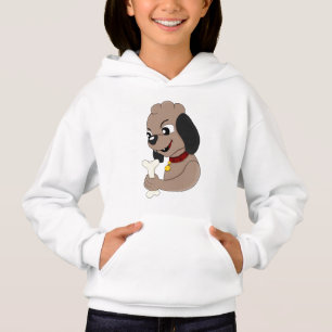 Sweat - shirt à capuche de dessin animé pour chiot