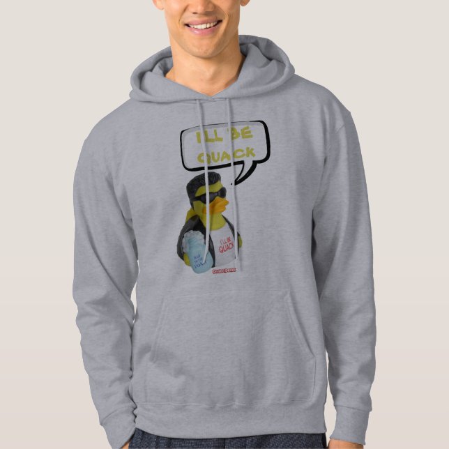 Sweat - shirt à capuche de dessin en caoutchouc Ce (Devant)