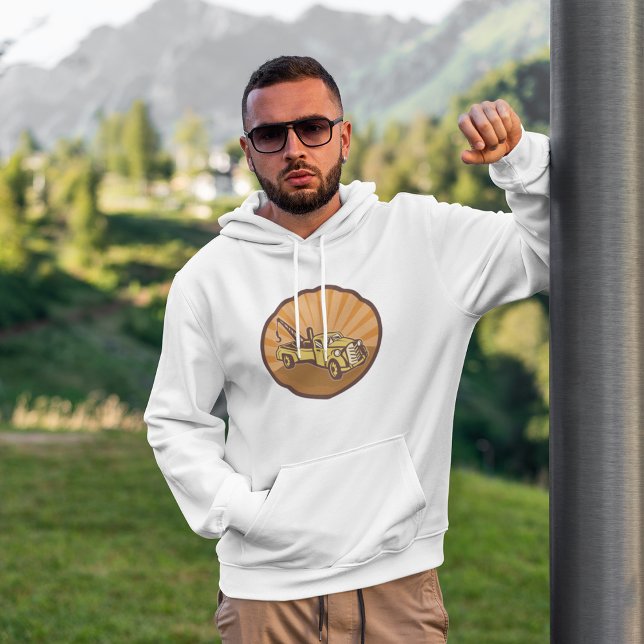 Sweat - shirt à capuche de deux camions (Créateur téléchargé)