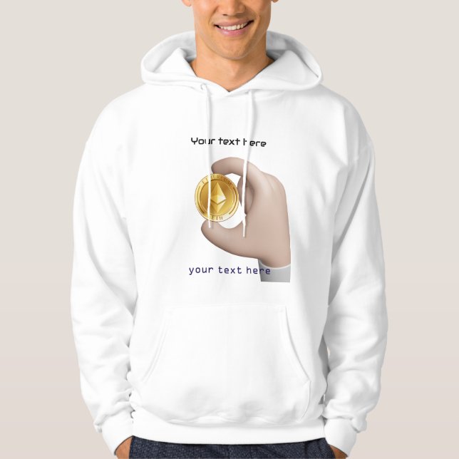 sweat - shirt à capuche de devis modifiable de piè (Devant)