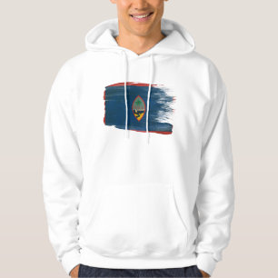 Sweat - shirt à capuche de drapeau de la Guam